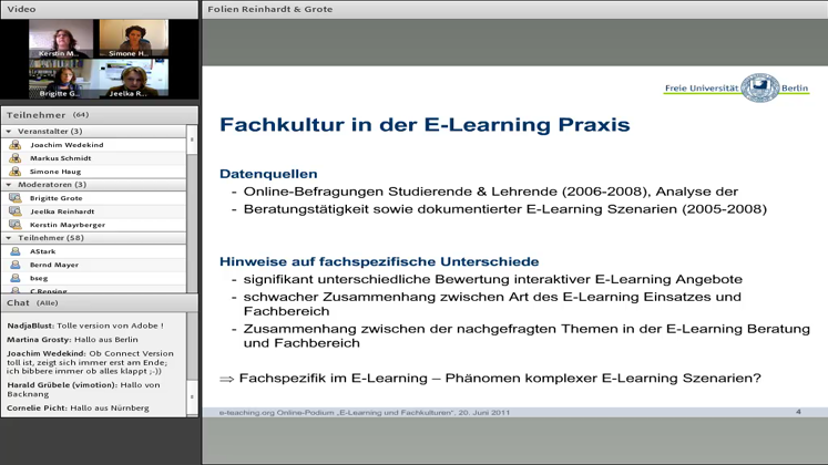 Still large 2011 fachspezifische perspektiven e learning und fachkulturen