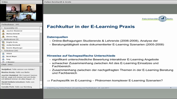 Still medium 2011 fachspezifische perspektiven e learning und fachkulturen