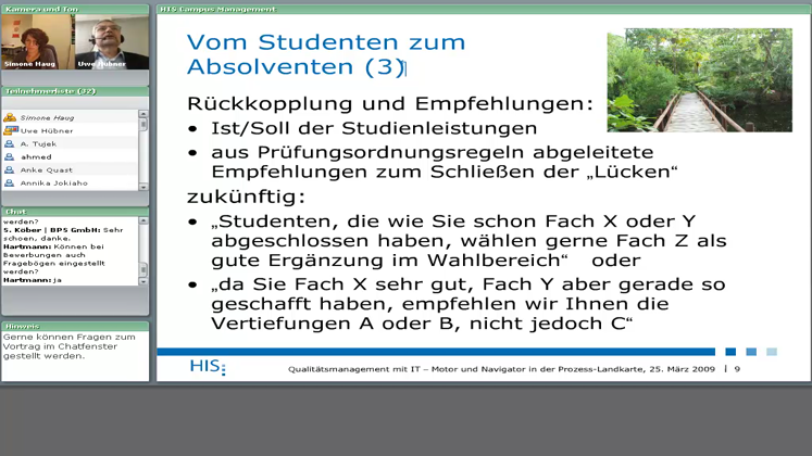 Still large 2009 e learning organisation huebner haug his it management fuer den campus